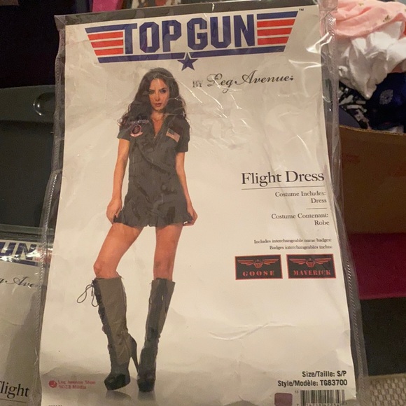 Halloween Women’s Leg Avenue Top Gun costume small new